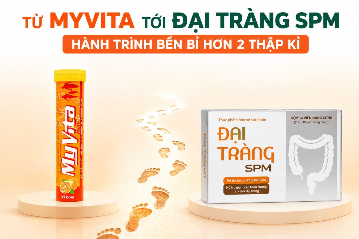 Từ MyVita tới Đại Tràng SPM - hành trình bền bỉ hơn 2 thập kỉ